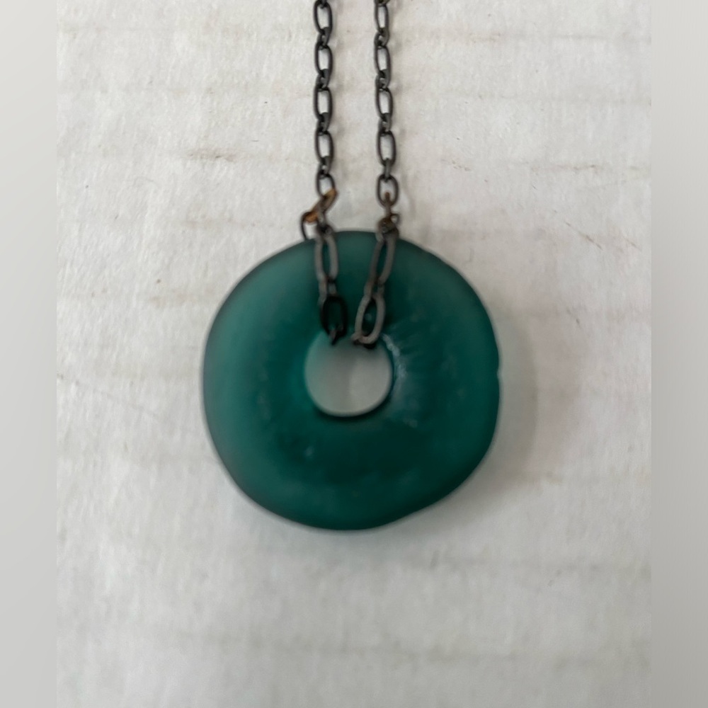 Bottlehood Artisan Made Recycled Glass Pendant Necklaces - Picture 5 of 10